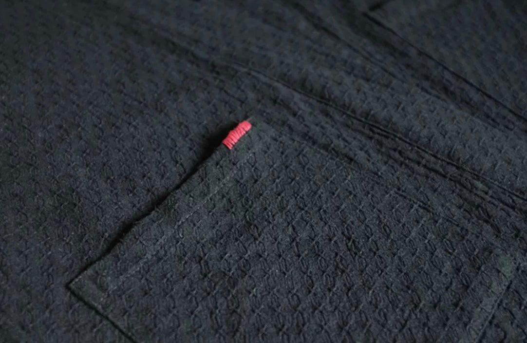 Black Red Line Noragi Jacket