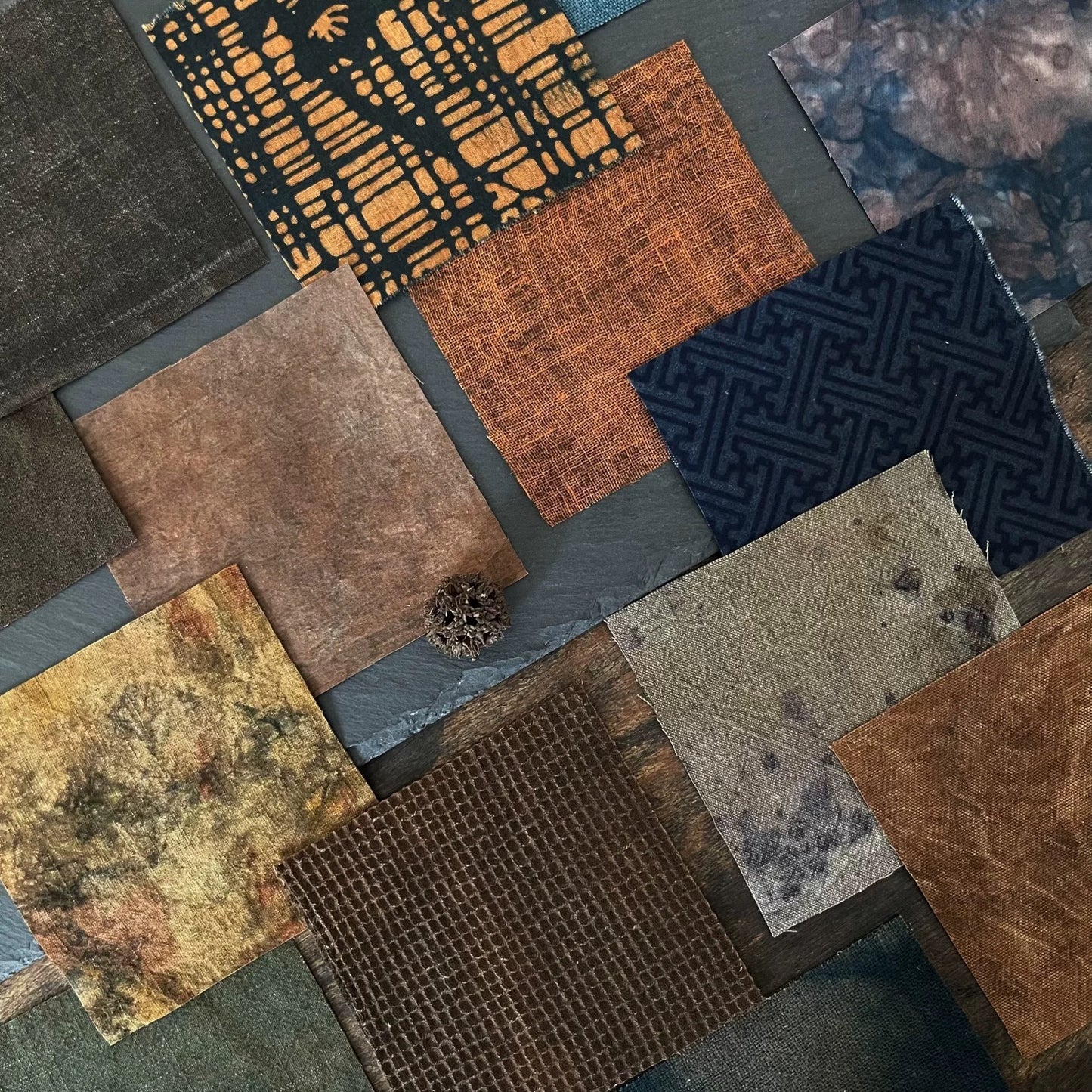 Boro-Textura Fabric Scraps Bundle