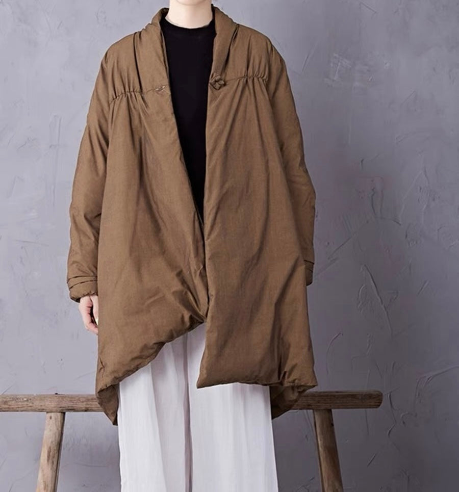 White Duck Down Haori Jacket