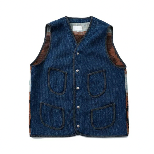 Kendo Folk Patchwork Vest