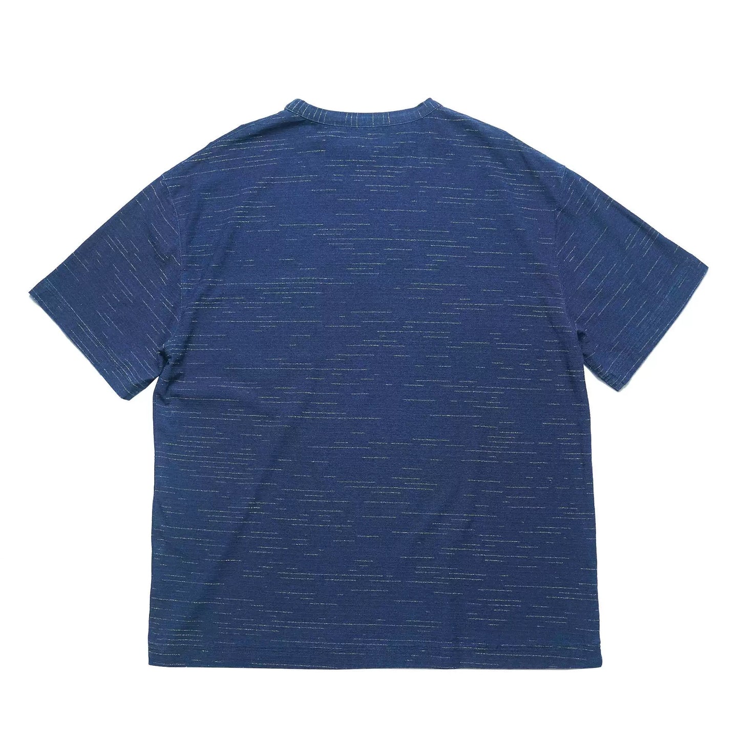 Indigo Dye Kasuri Pocket T-Shirt