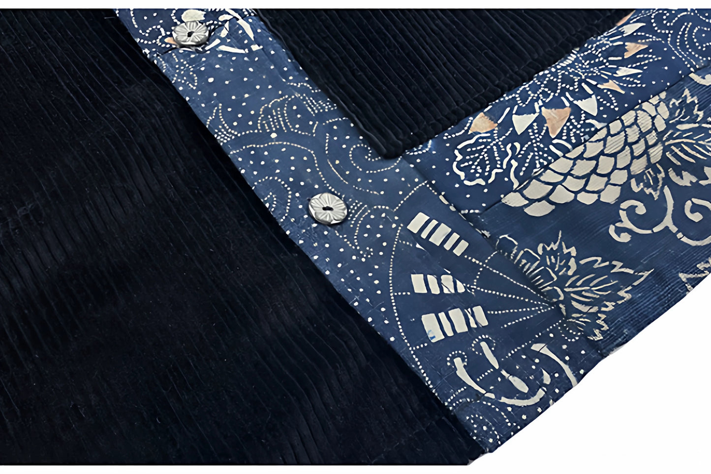 Corduroy Patchwork Kofu Shirt