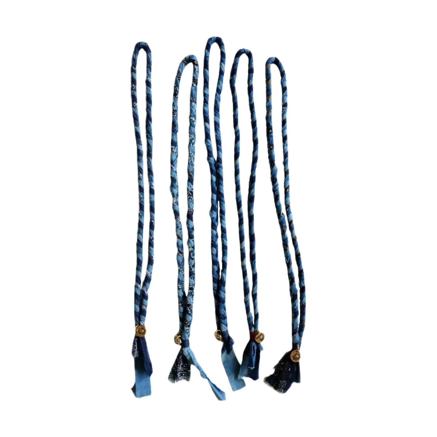 Indigo Dye Kofu Necklace