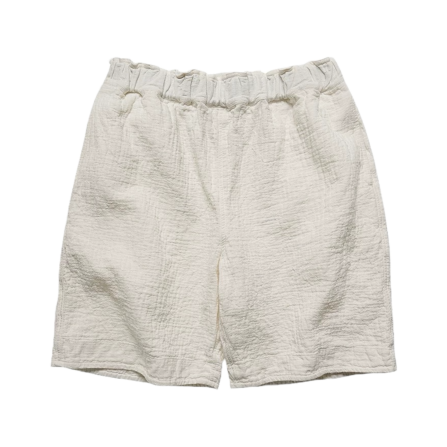 White Sashiko Gentle Shorts