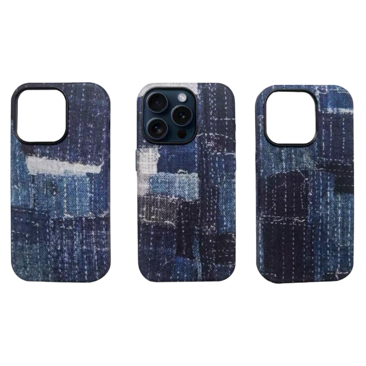 Boro Patchwork iPhone Cases with MagSafe