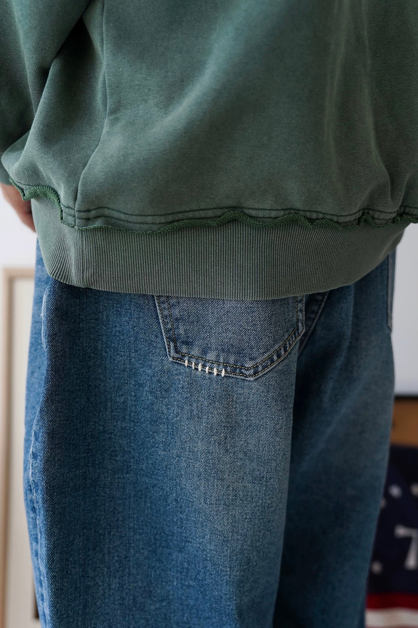 Sashiko Denim Pants