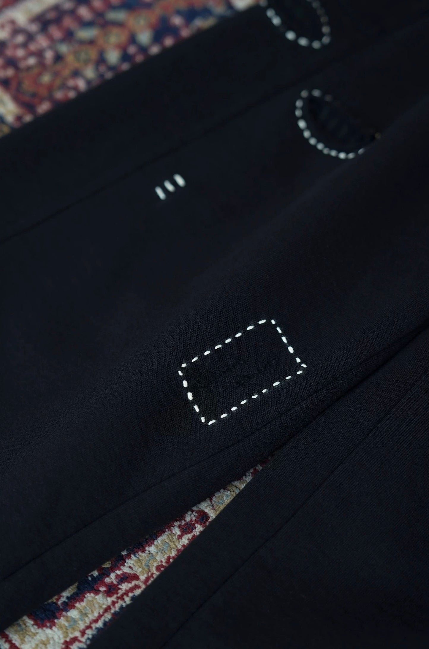 Sashiko Embroidered Sweatpants