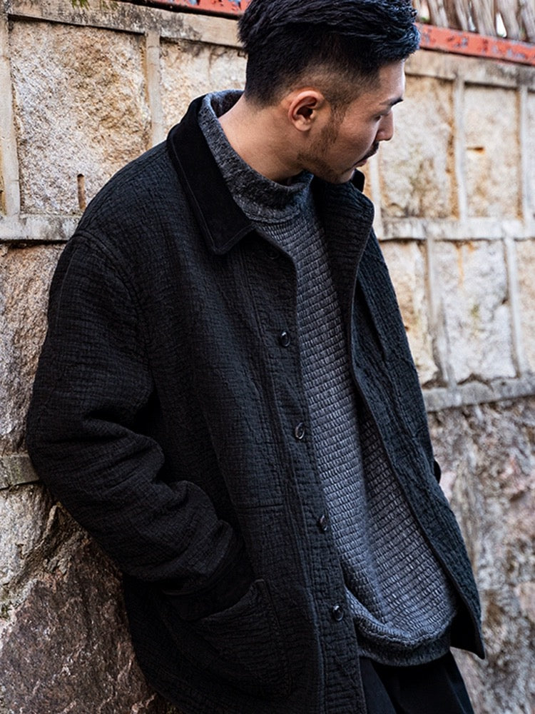 Black Dye Sashiko Kendo Jacket