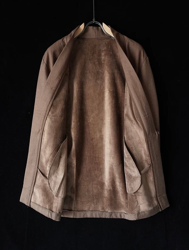 Brown Longline Haori Coat