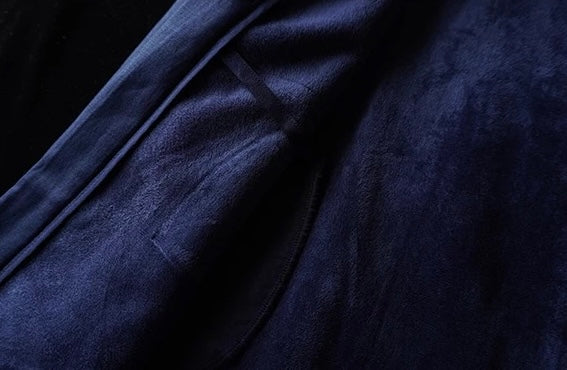 Blue Longline Haori Coat