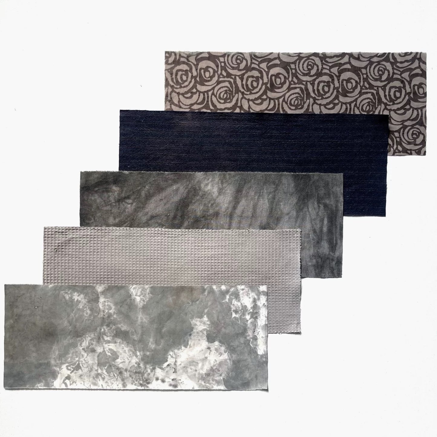 Indigo Gradient Fabric Scraps Bundle