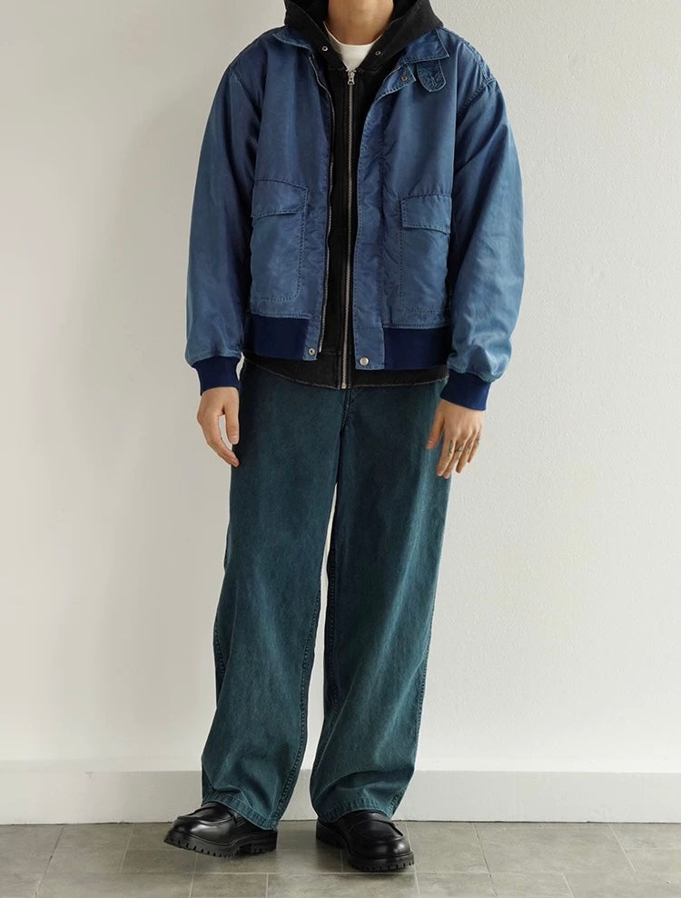 Indigo Dye A2 Flight Jacket
