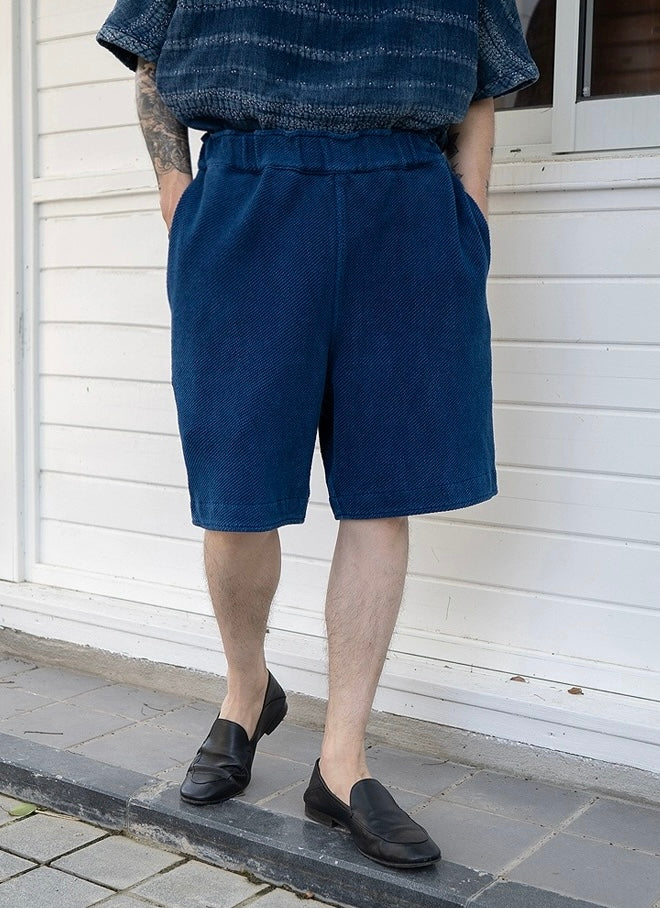 Indigo Dye Kendo Shorts