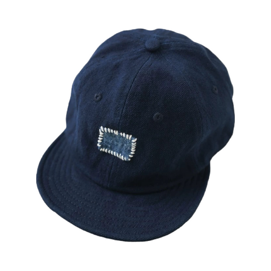 Indigo Dye Sashiko Cap