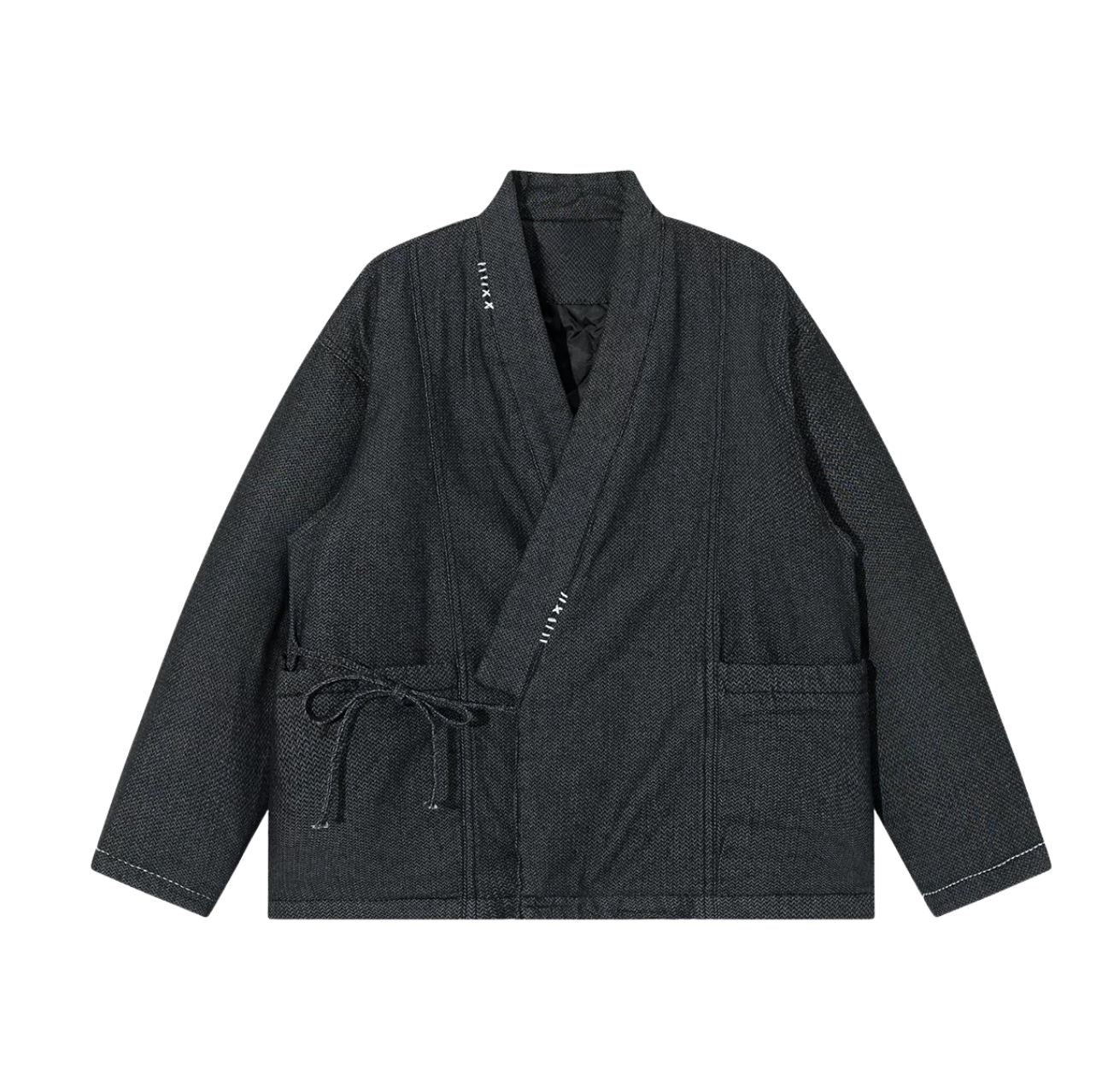 Denim Padded Haori Jacket
