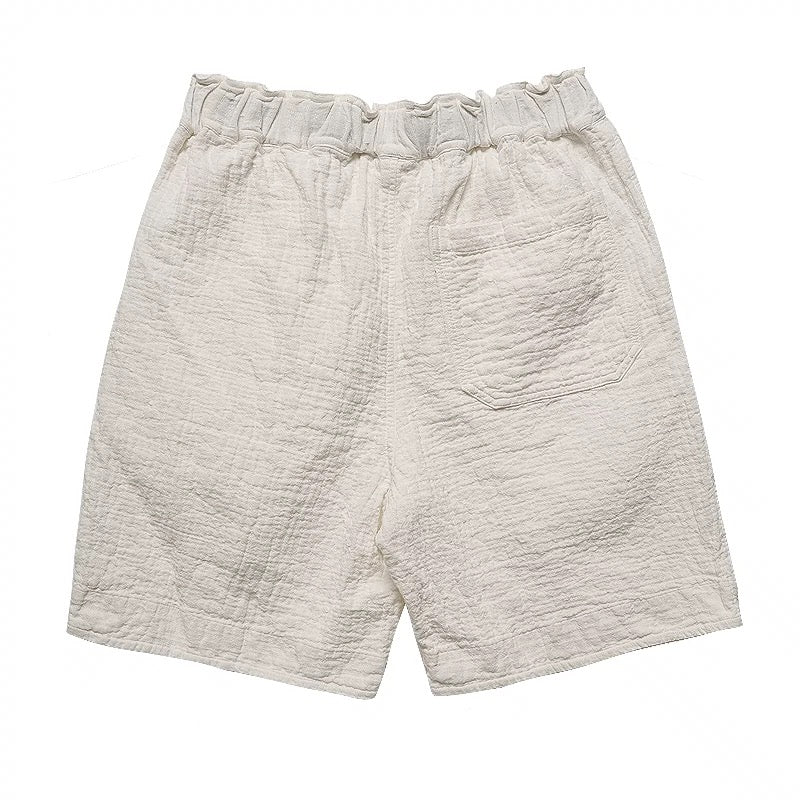 White Sashiko Gentle Shorts