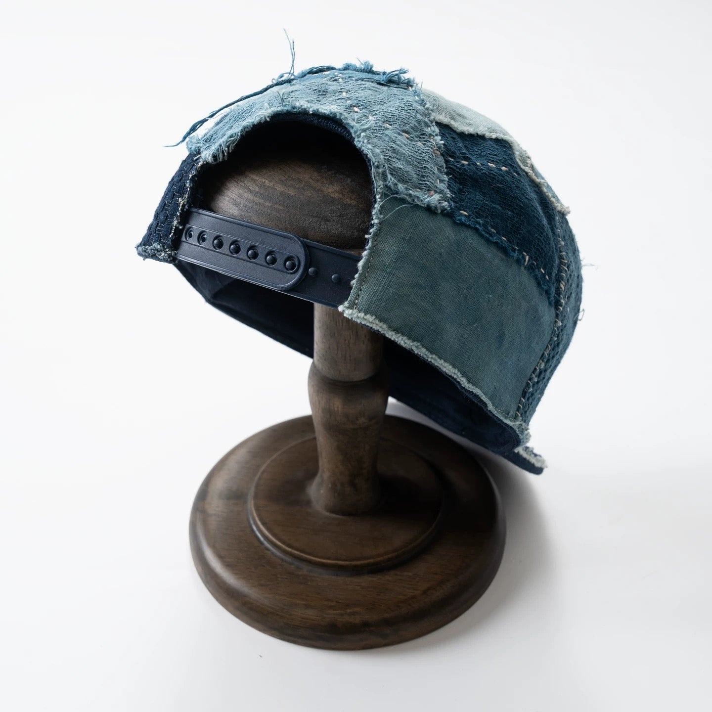 Indigo Patchwork Sashiko Baseball Cap