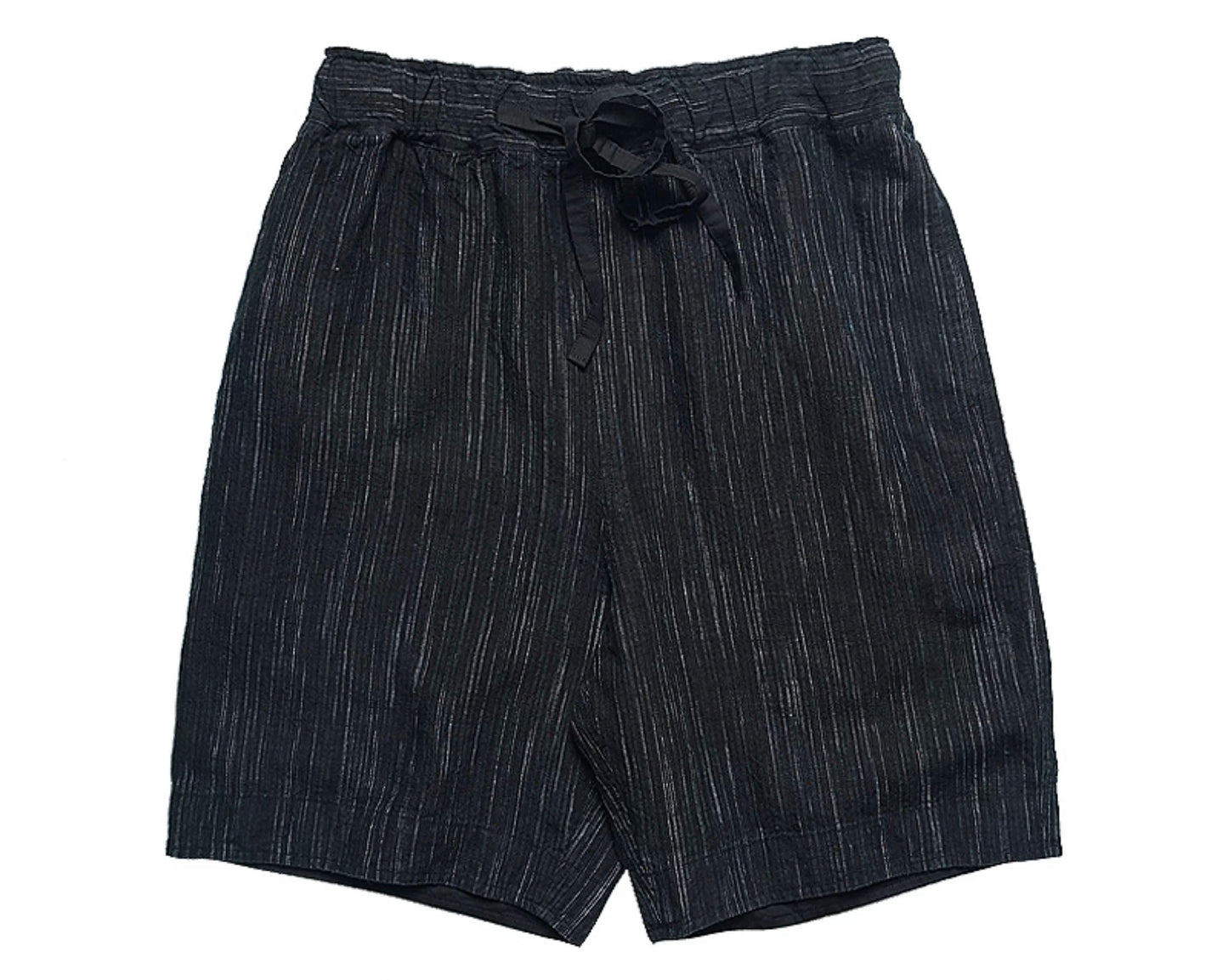 Black Dye Kasuri Shorts