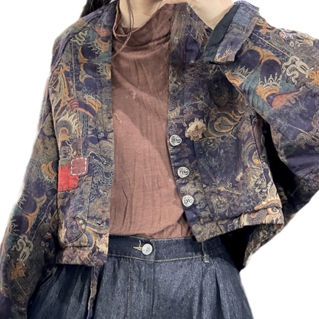 Dragon Floral Noragi Jacket