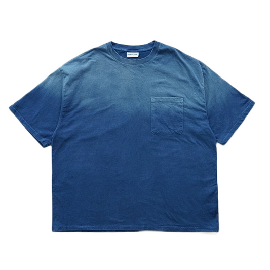 Indigo Dye Two Tone T-Shirt