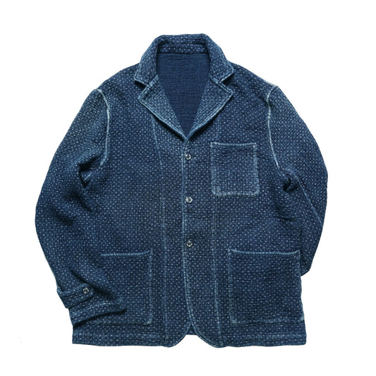 Indigo Dye Sashiko Retro Americano Jacket