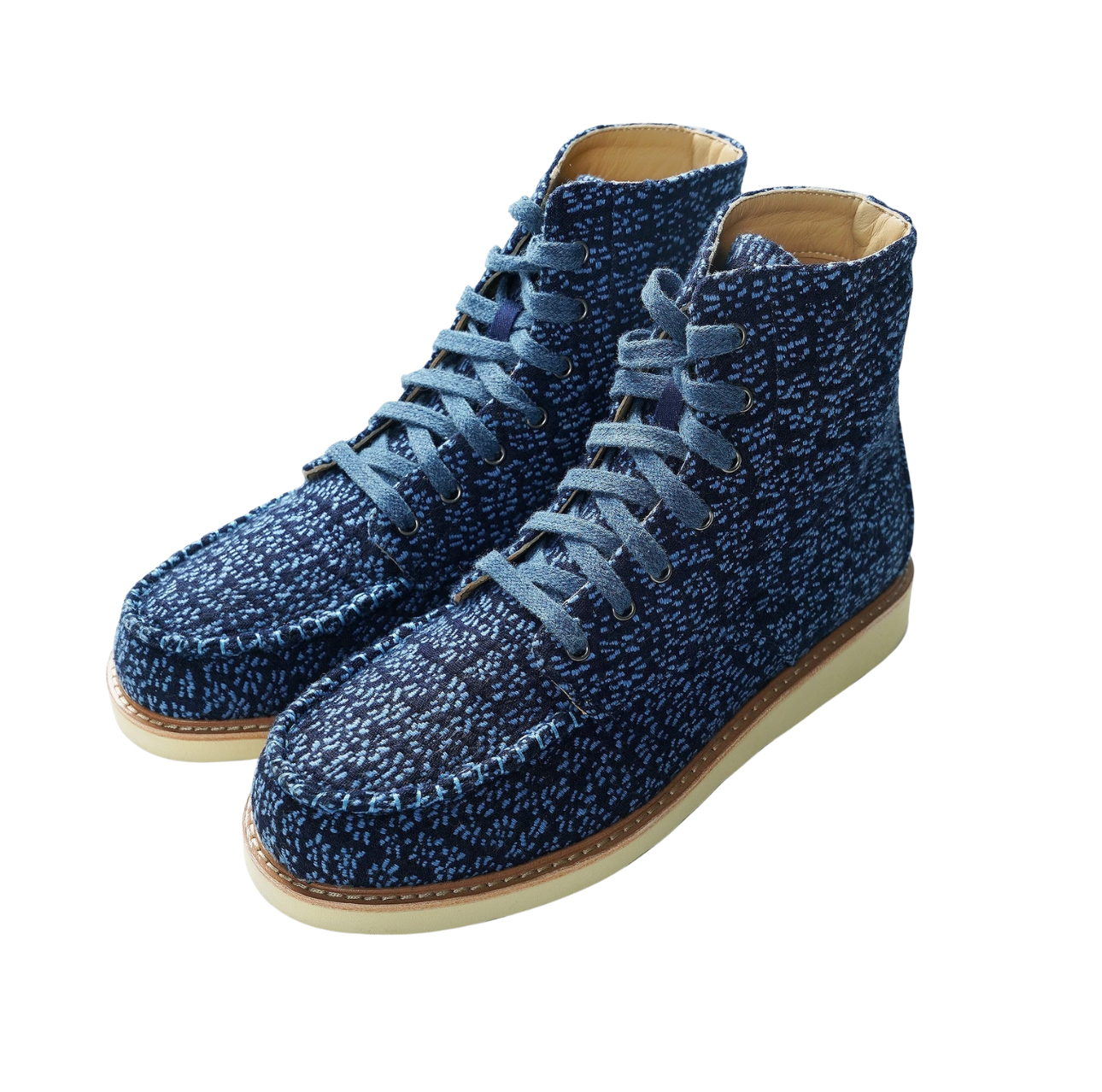 Indigo Dye Sashiko Sakura Boot