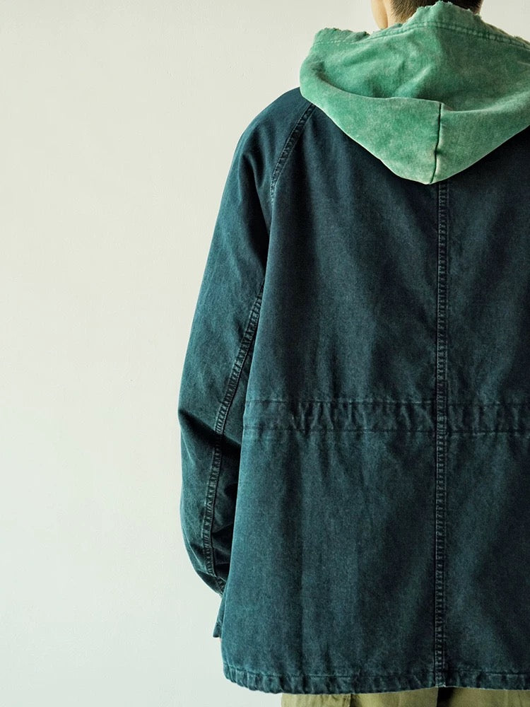 Organic Plant Dye Washed Short M65 Parka