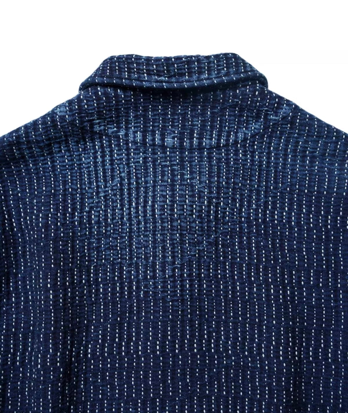 Indigo Dye Heavyweight Sashiko Hunting Jacket