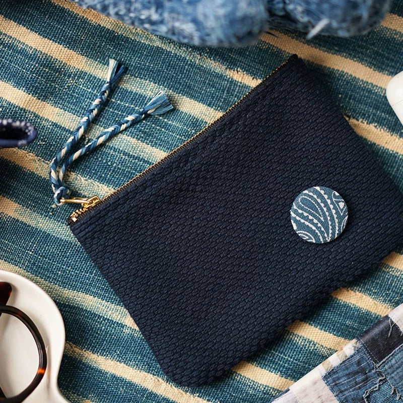 Indigo Dye Kendo Coin Purse