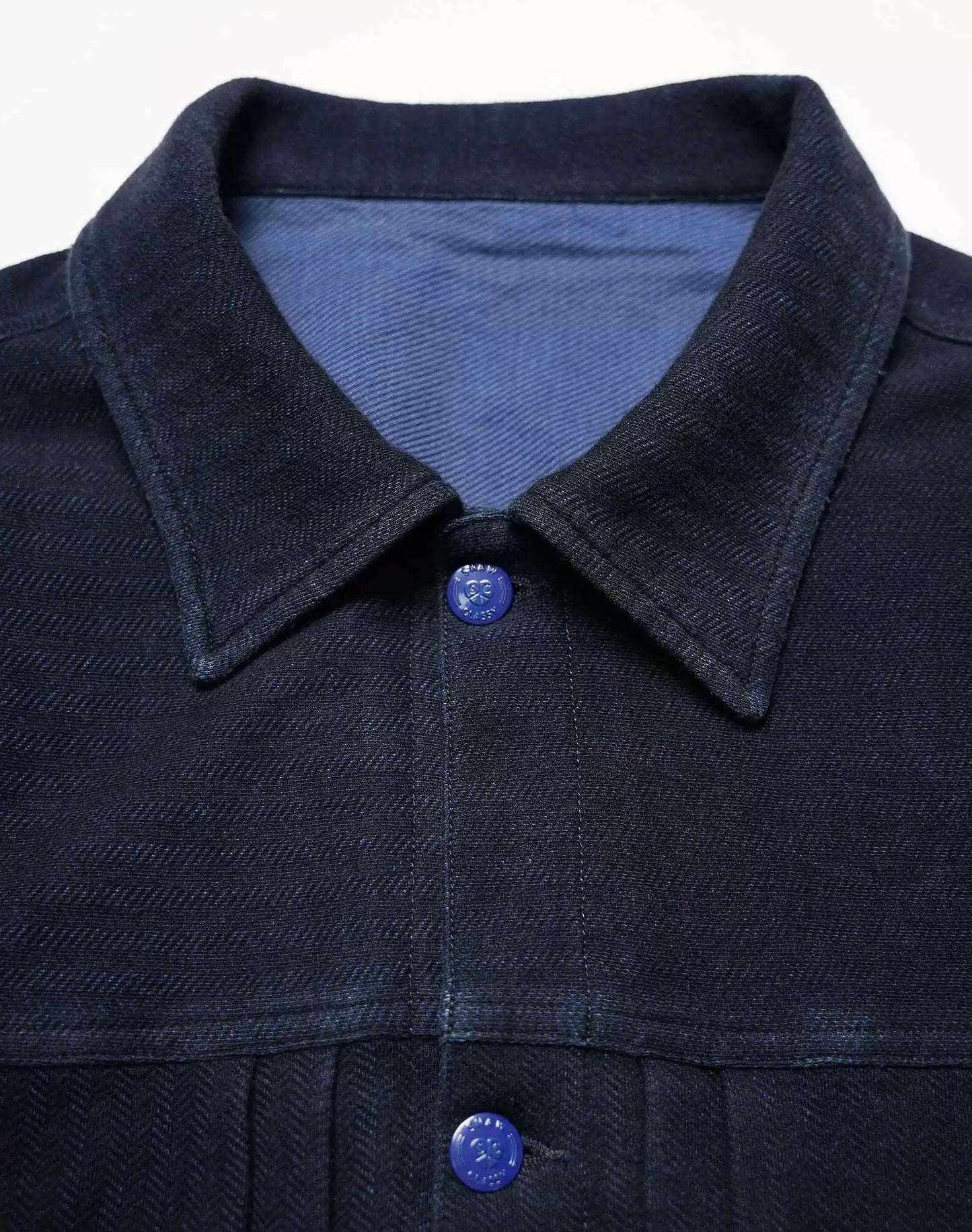 Indigo & Black Dye Knit 101 Remake Jacket