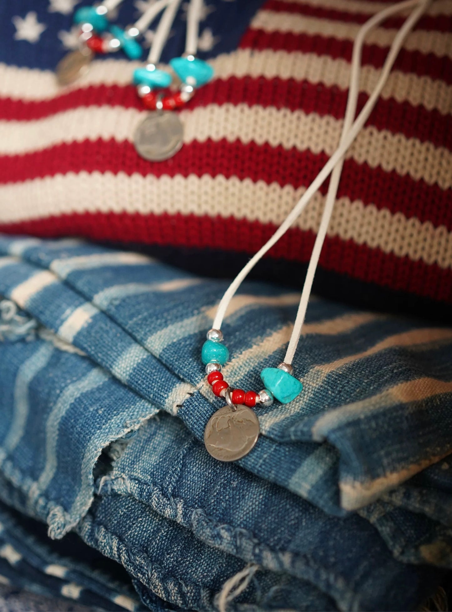 Turquoise Beads Necklace