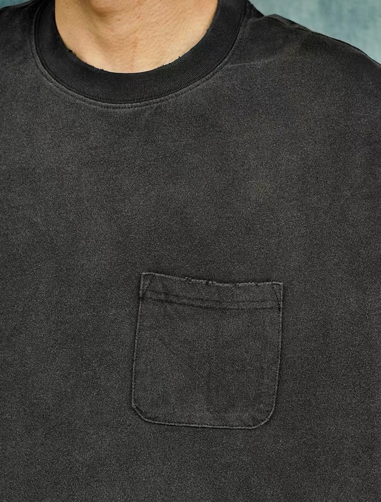 Vintage Washed Distressed Pocket Tank