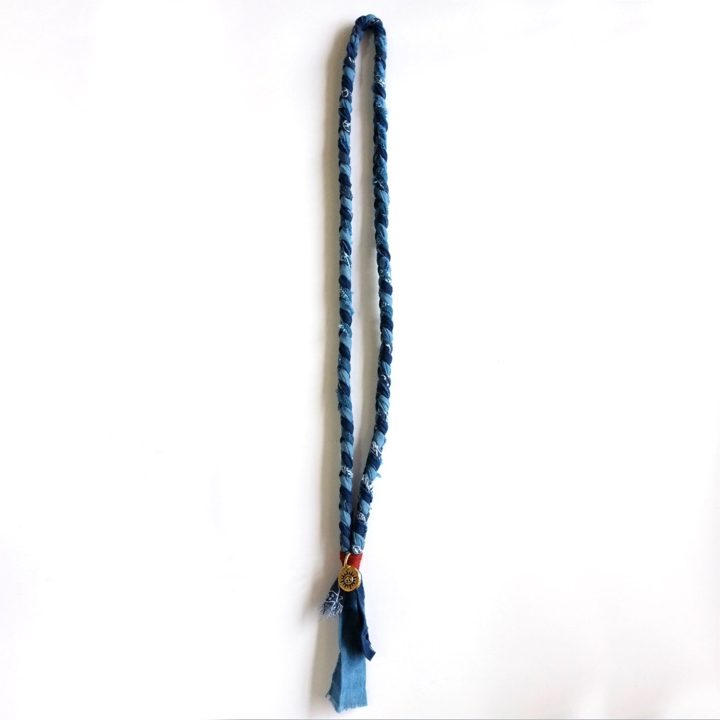 Indigo Dye Kofu Necklace