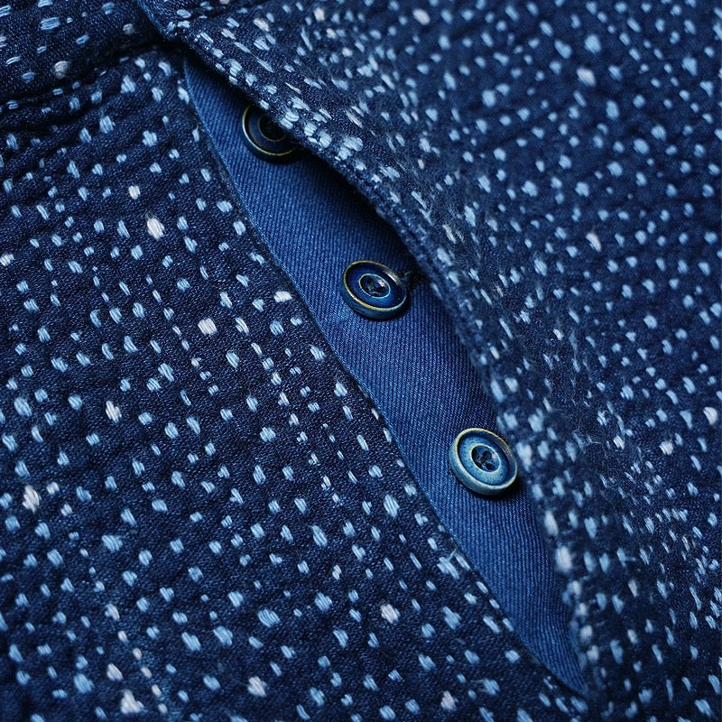 Indigo Dye Starry Night Dots Pants