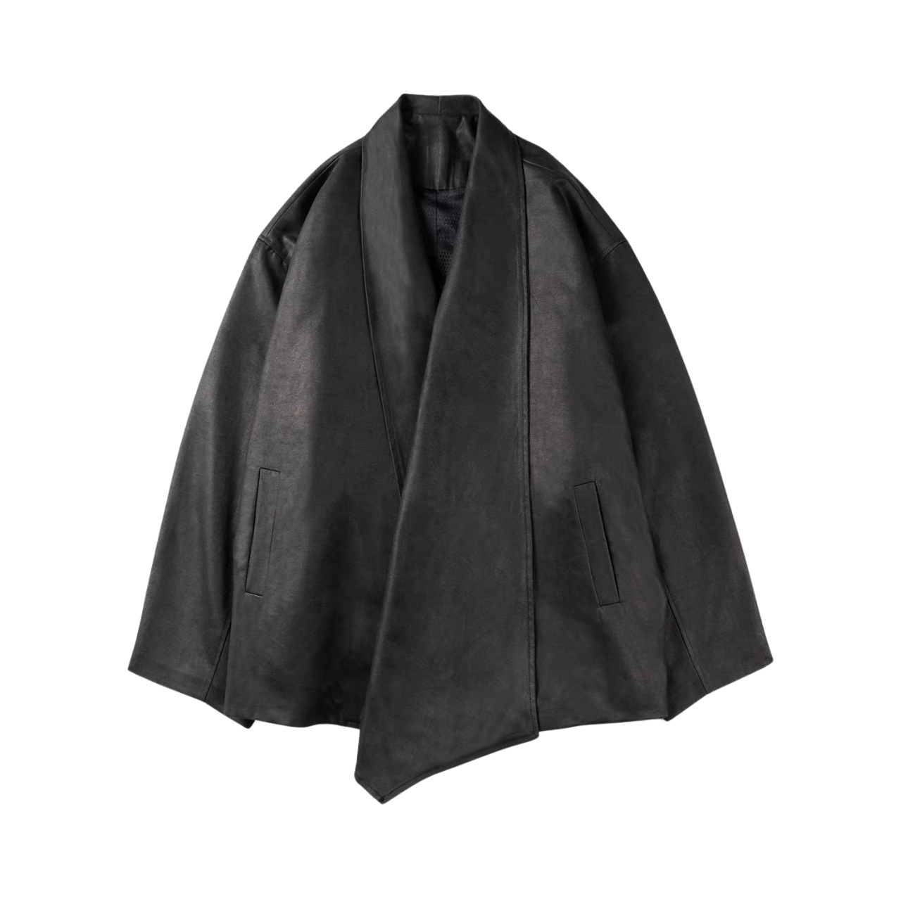 Suede Oversized Haori Jacket