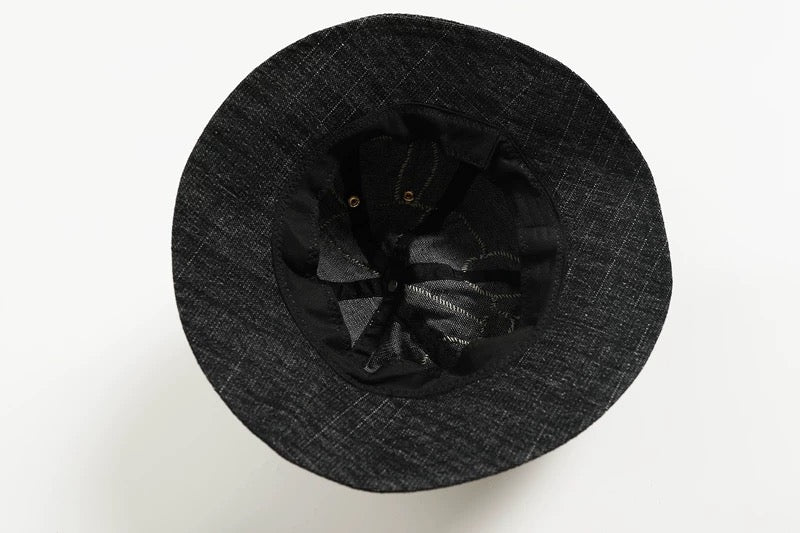 Skull Patchwork Sashiko Bucket Hat