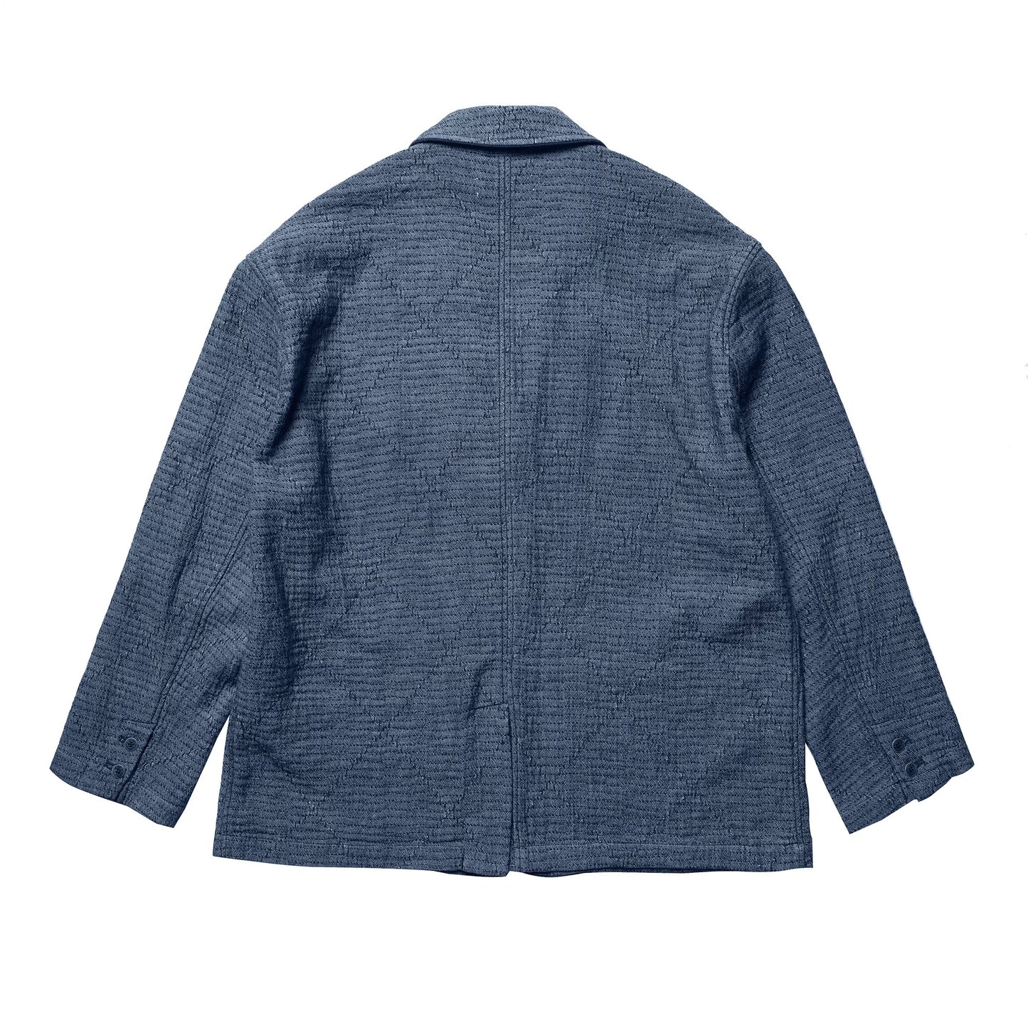 Sashiko White Stitch Blazer Jacket