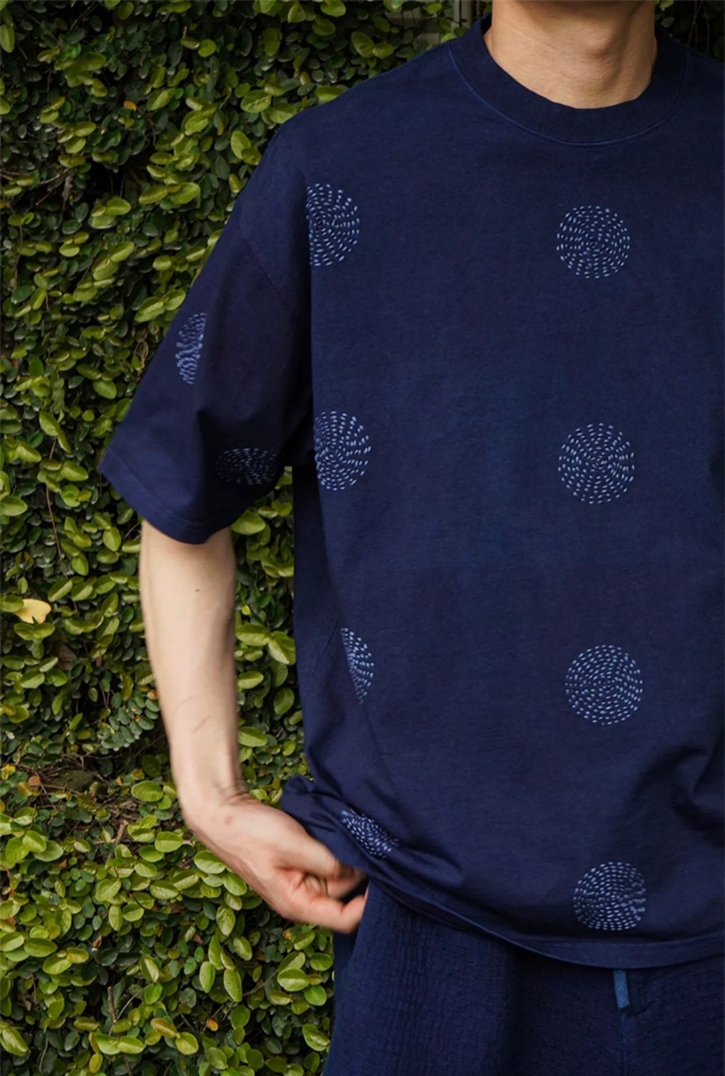 Indigo Dye Fireworks T-Shirt