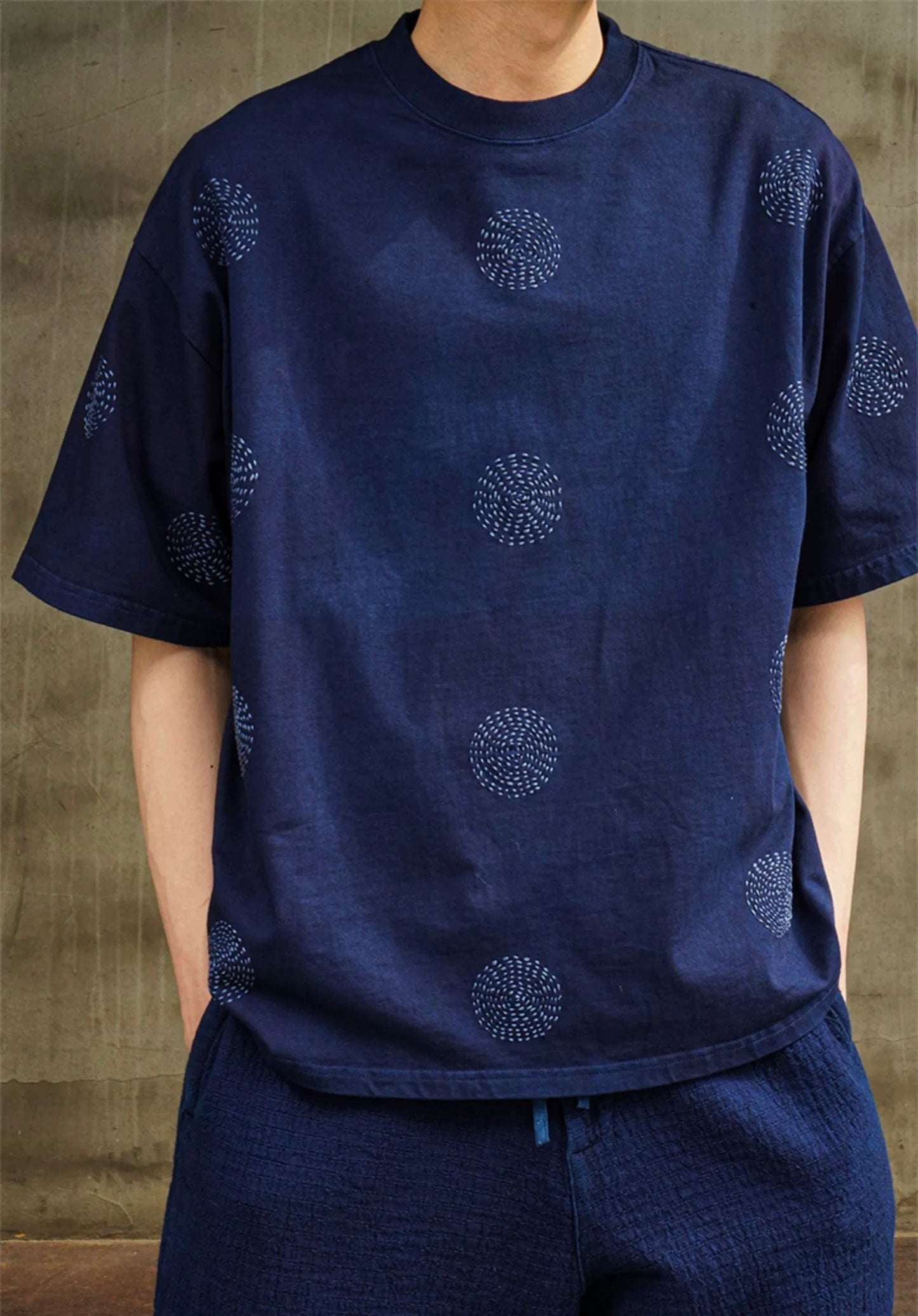 Indigo Dye Fireworks T-Shirt