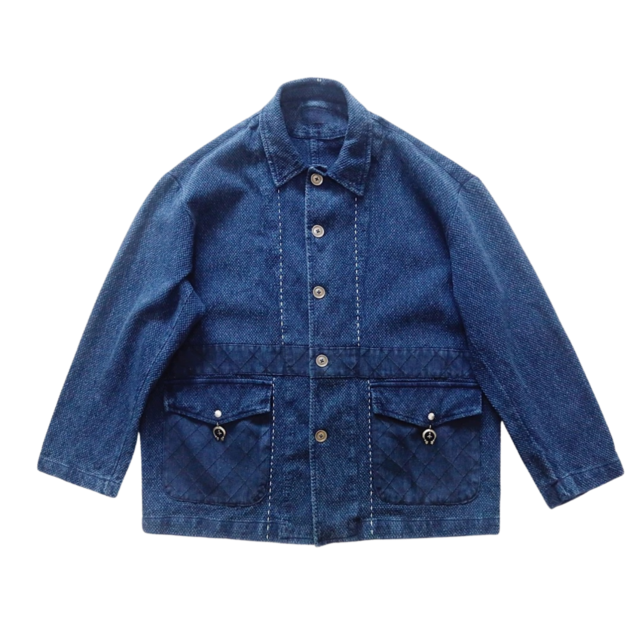 Indigo Dye Kendo Sashiko Coat
