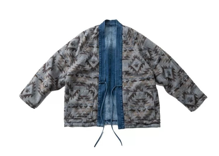 Denim Folk Reversible Haori Jacket