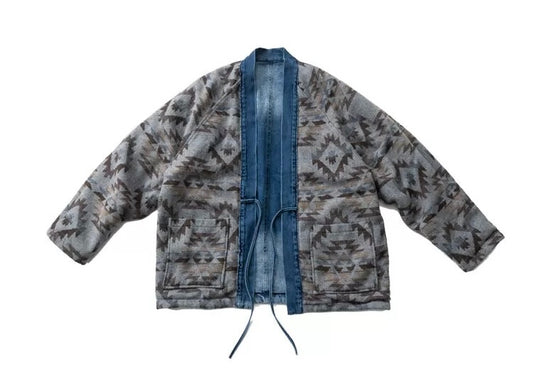 Denim Folk Reversible Haori Jacket
