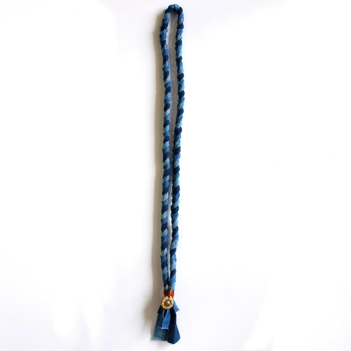 Indigo Dye Kofu Necklace