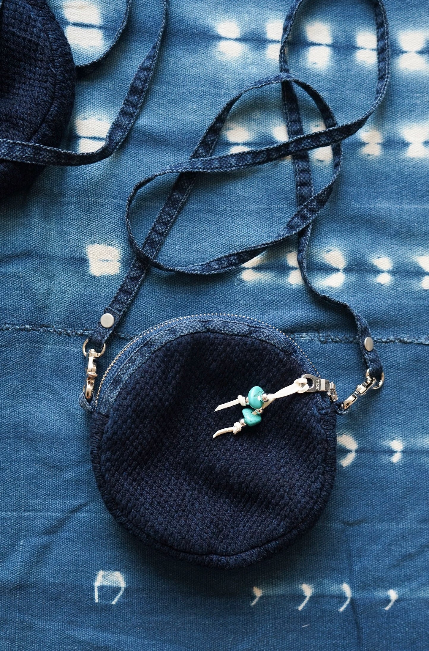 Indigo Dye Kendo Mini Bag