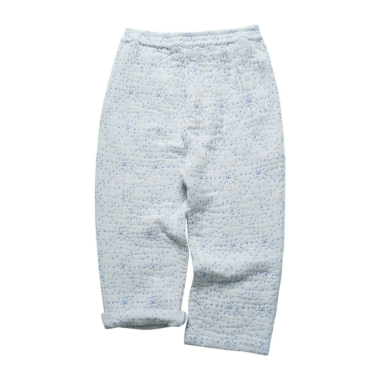 White Sashiko Starry Night Pants