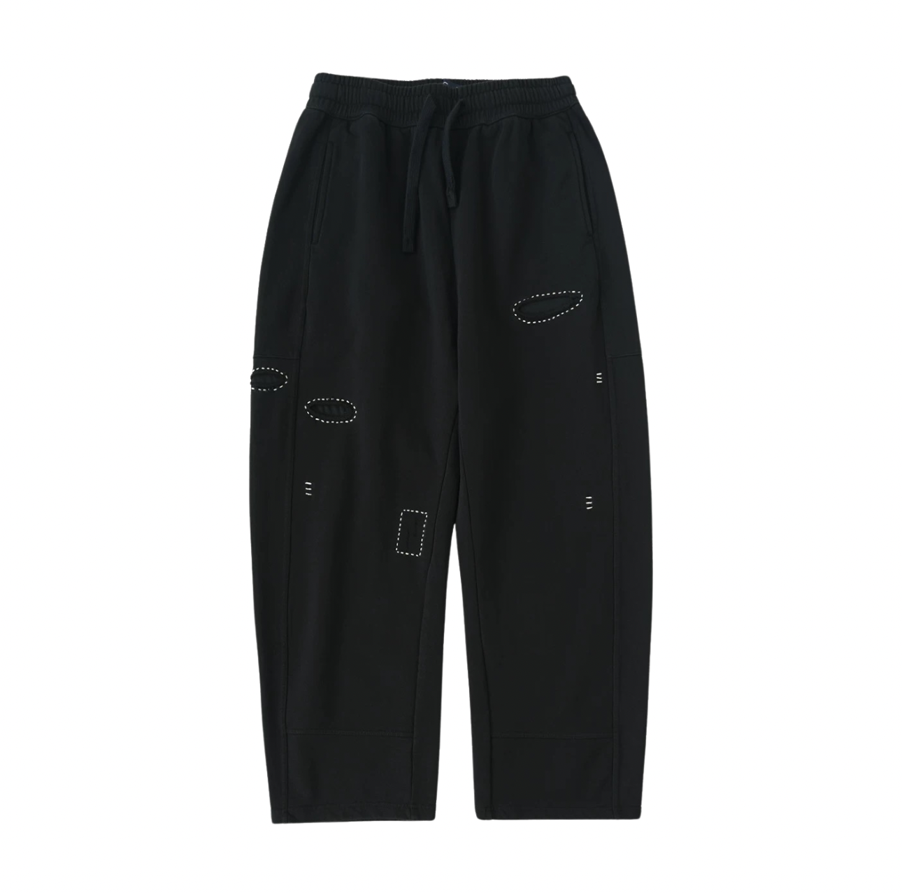 Sashiko Embroidered Sweatpants