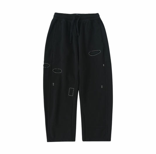 Sashiko Embroidered Sweatpants