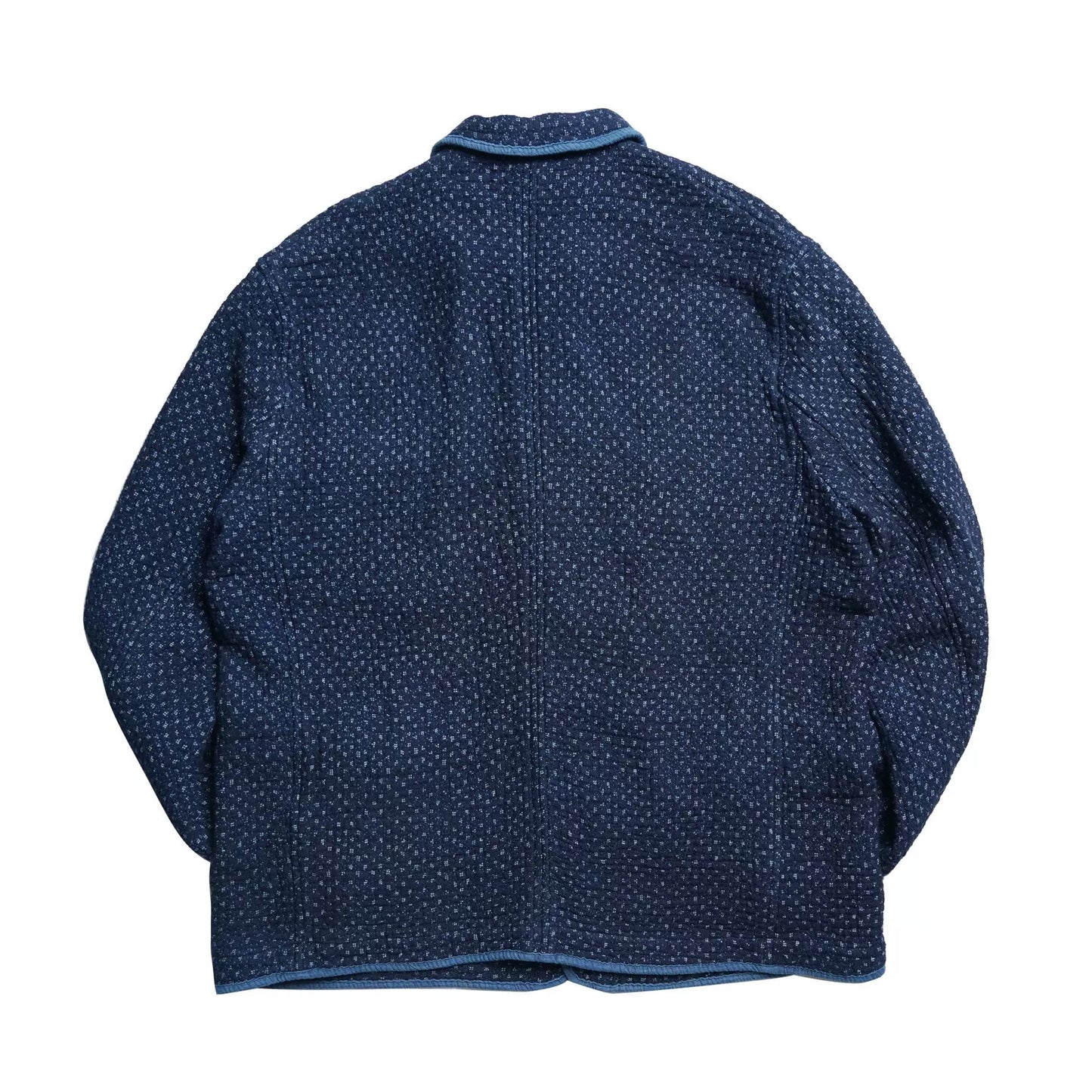 Indigo Dye Heavyweight Retro French Coat