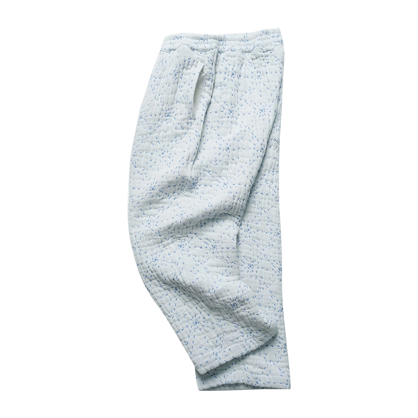 White Sashiko Starry Night Pants