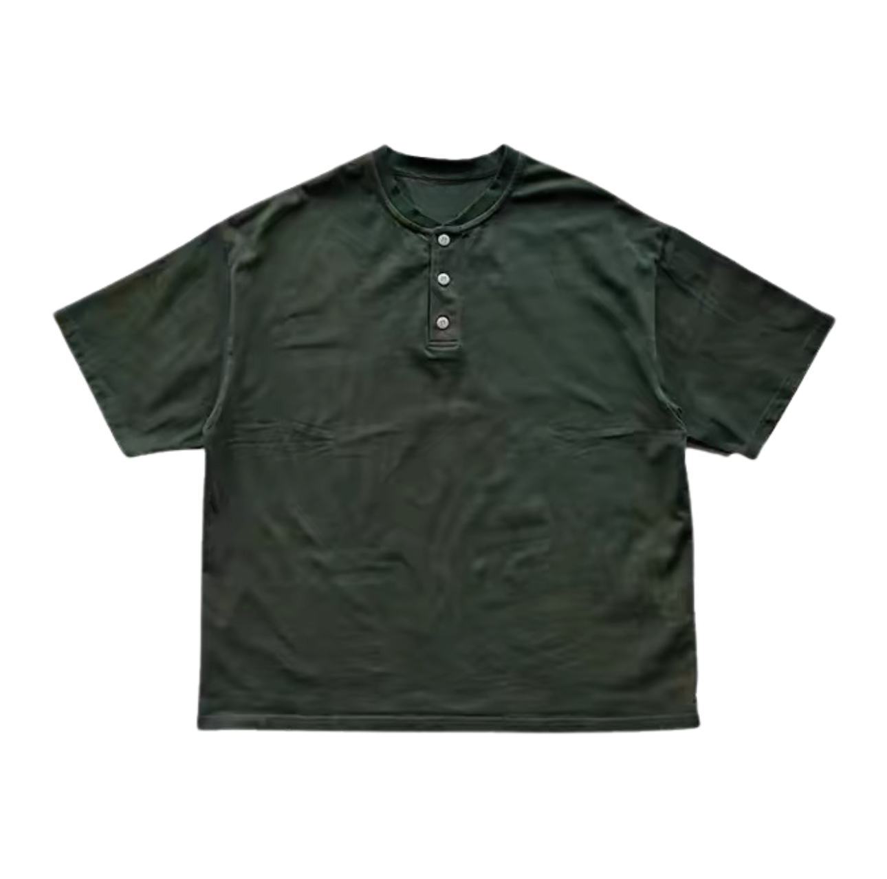 Botanical-Dyed Forest Henley Tee